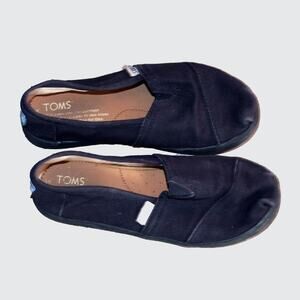 toms big kids 1 black shoes